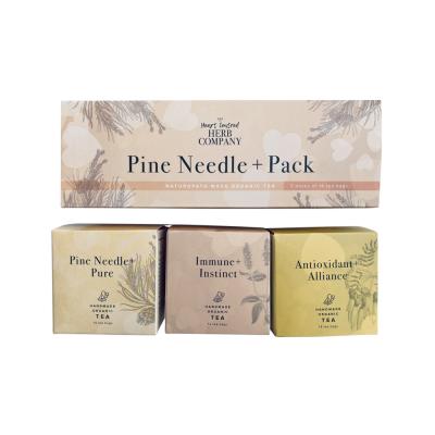 The Heart Centred Herb Company Pine Needle + Pack x 14 Tea Bags x 3 Pack (contains: Pine Needle+ Pure, Immune + Instinct & Antioxidant + Alliance)